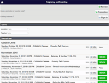 Tablet Screenshot of pregnancyandparenting.com